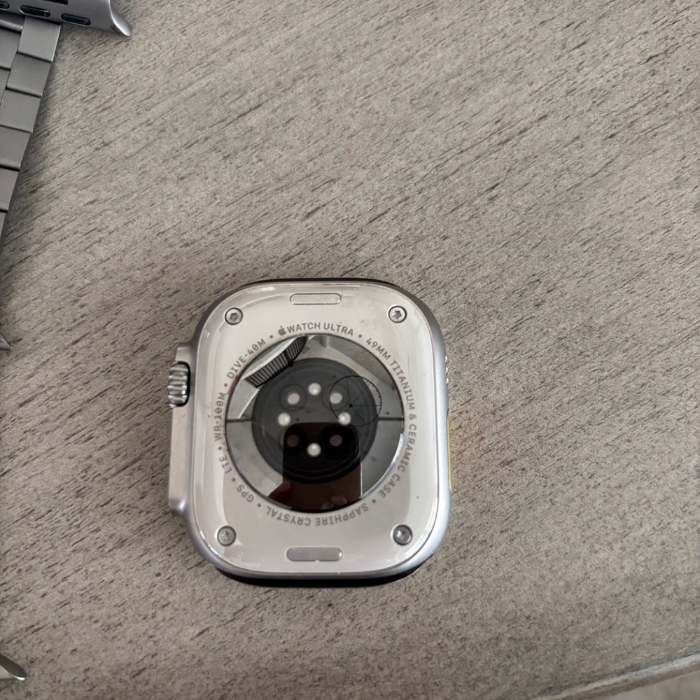 Apple Watch Ultra 2 49mm with Titanium Milanese Loop Band + Professional Band - Picture 5 of 5